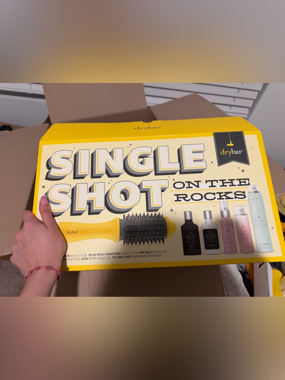 Drybar Yellow Single Shot On The Rocks Styling Brush Set